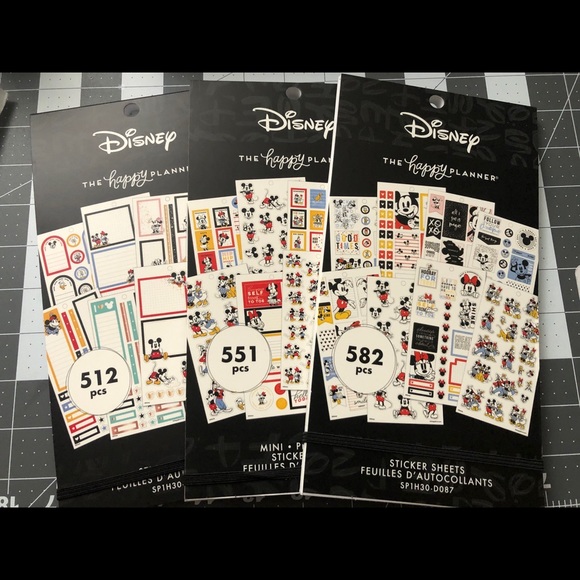 Disney Happy Planner Sticker Lot